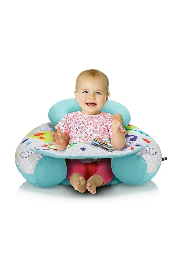 Sırt Destekli Yer Minderi Mavi